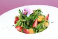 Salad recipe with mandarin, tangerine, soy lecithin, original recipes, tangerine foam salad recipe.