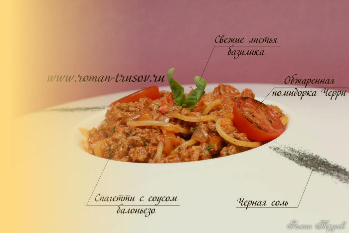 Спагетти Балоньезо.